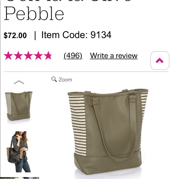 Thirty-One Colorblock Tote - Picture 2 of 5